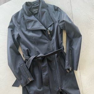 Mackage Black Trench Coat Size XS